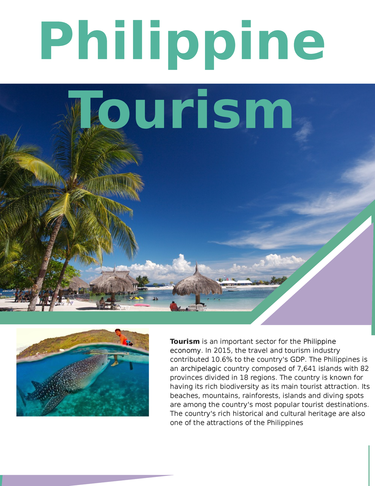 philippines tourist destination essay