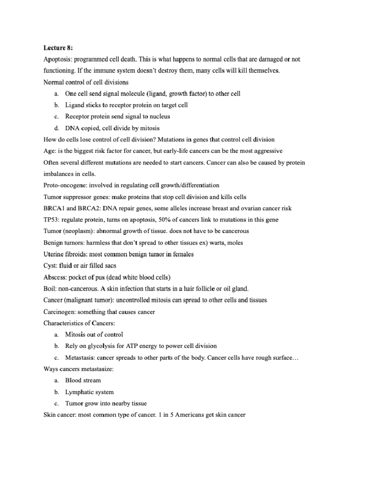 Biology 1102, Lecture 8 BIOL 1102 Studocu