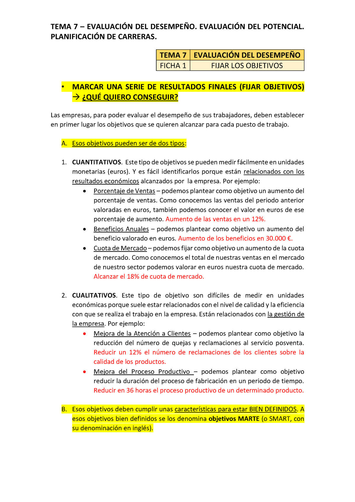 Unidad 7 - Ficha 1 - Hhhh - TEMA 7 – EVALUACI”N DEL DESEMPE—O. EVALUACI ...