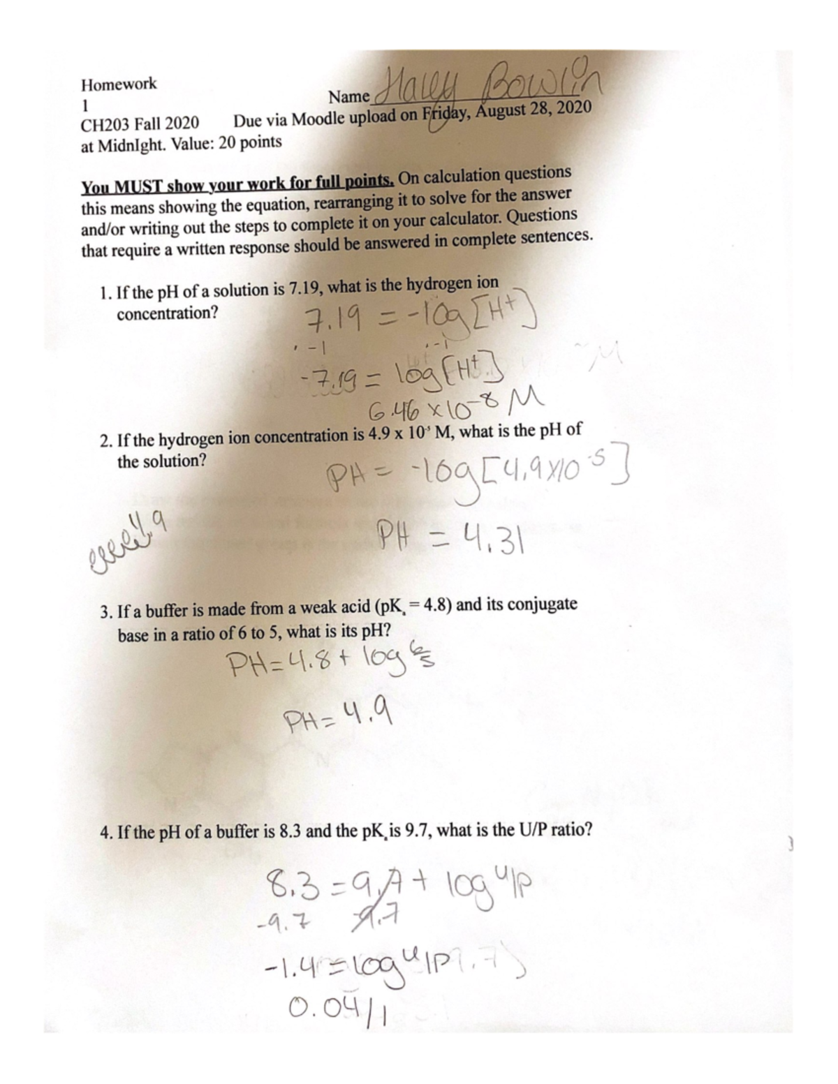 Homework from module 1 - PS 201 - Studocu