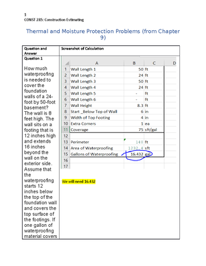 Takeoff Fundamentals - Estimating - CONST 285: Construction Estimating ...