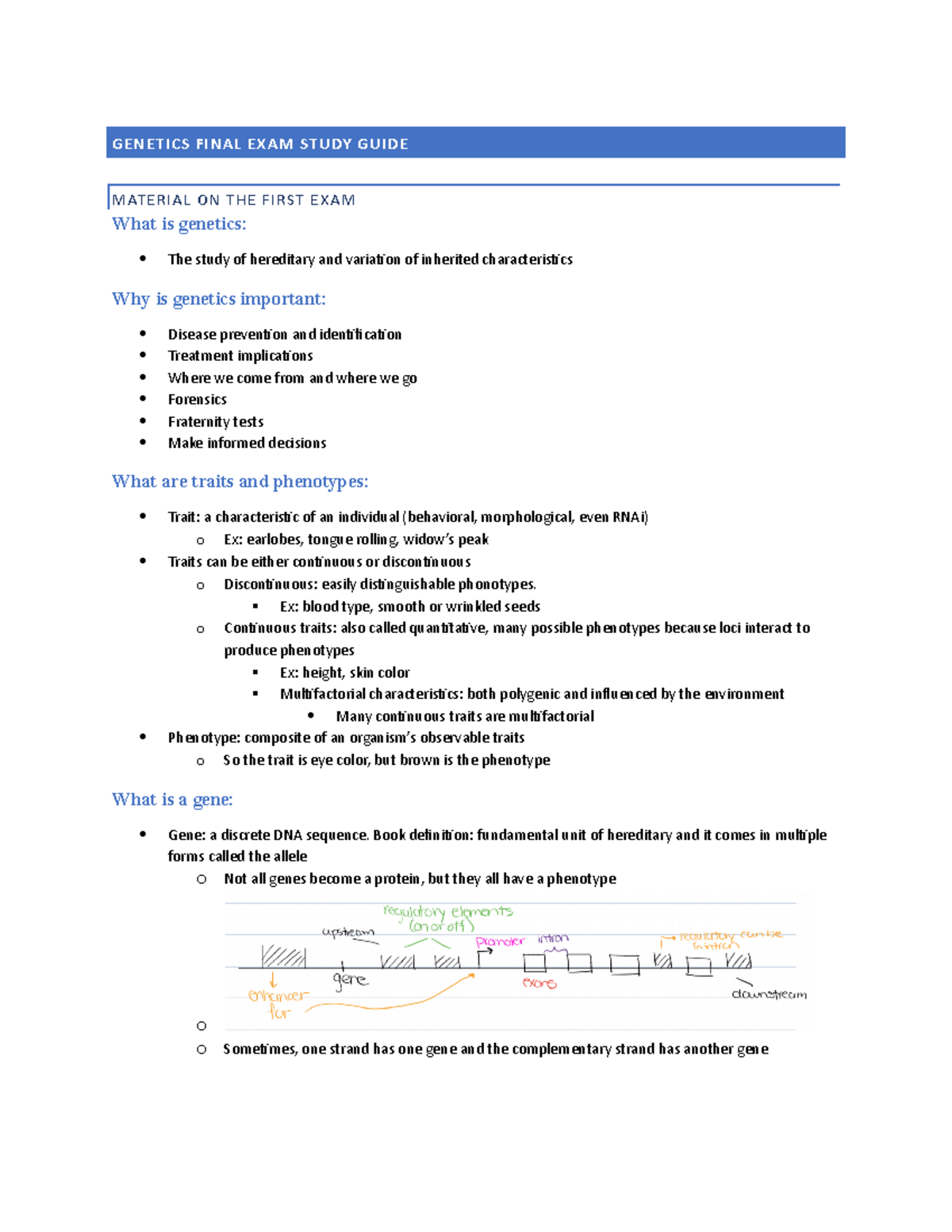 Final Exam Study Guide FINAL EXAM STUDY GUIDE