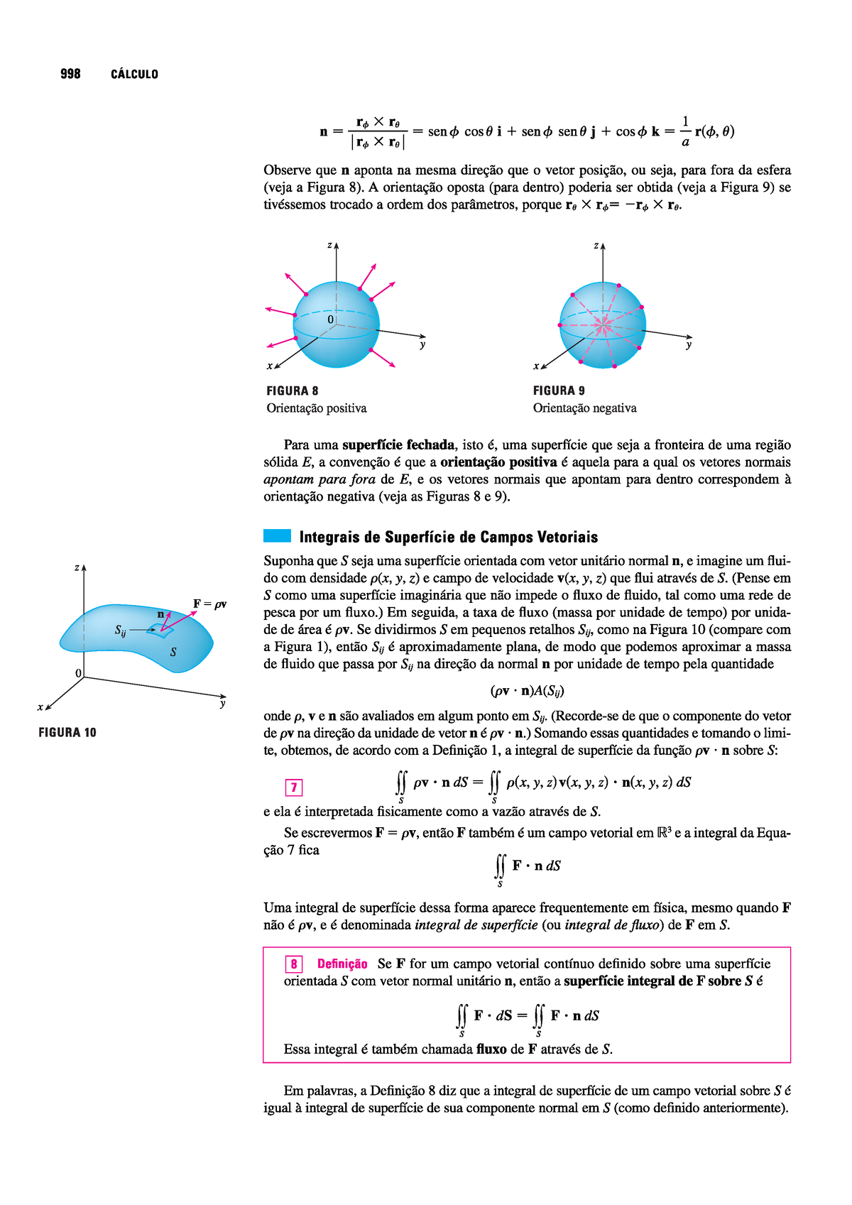 Integrais De Superfície De Campos Vetoriais - Cálculo Vetorial - Studocu