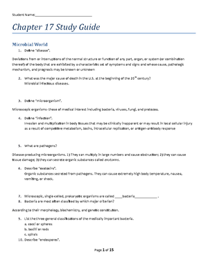 Chapter 23 Study Guide Student Copy Rev Fall 2017 - Chapter 23 Study ...