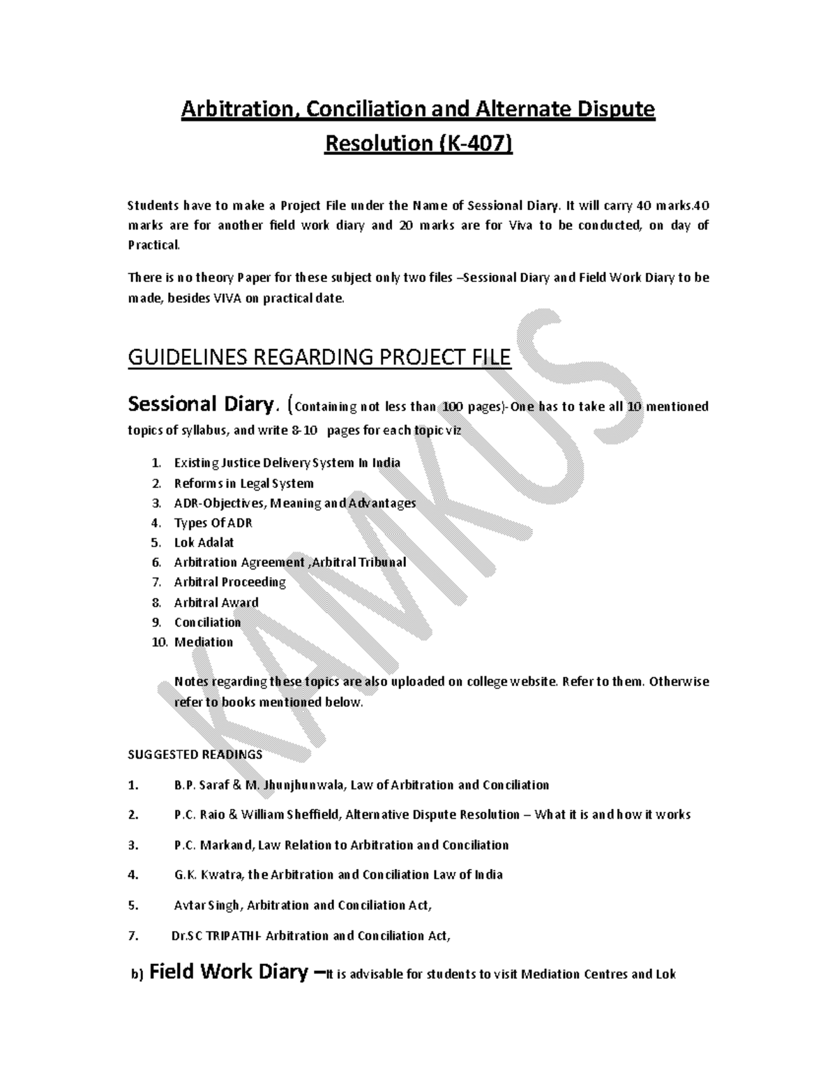 400900295 Arbitration Project File LLB 4th Sem Pdf - Arbitration ...