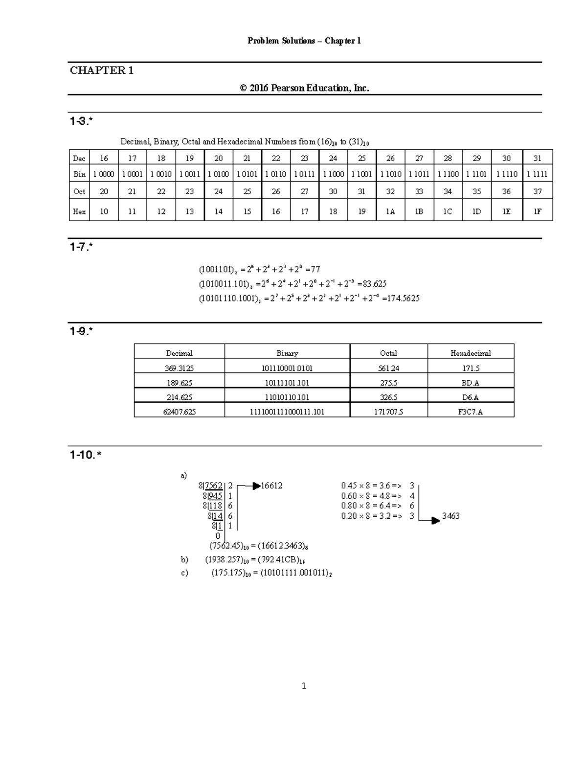 Chapter 0 1 student solutions-5th - Problem Solutions – Chapter 1 1 ...