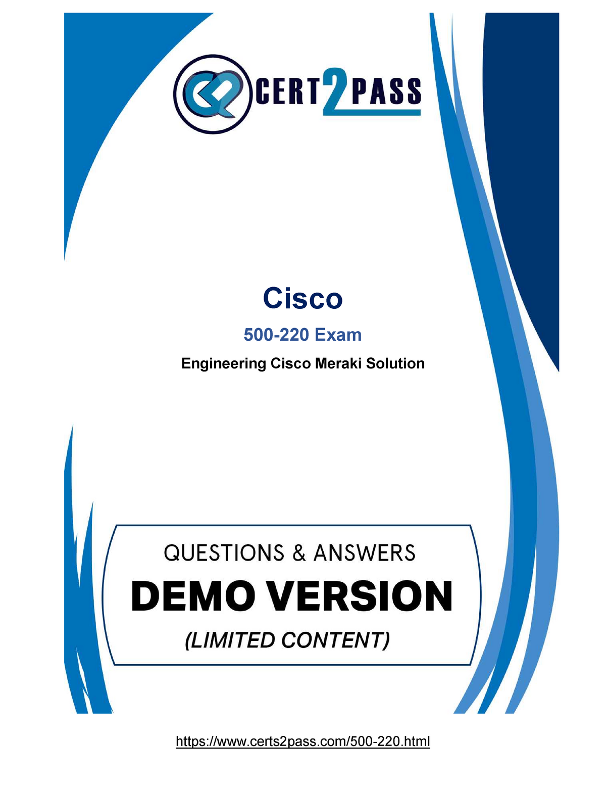 500-220 exams 2021 - Cisco 500-220 Exam ####### Engineering Cisco Meraki  Solution Version: 4. - Sns-Brigh10