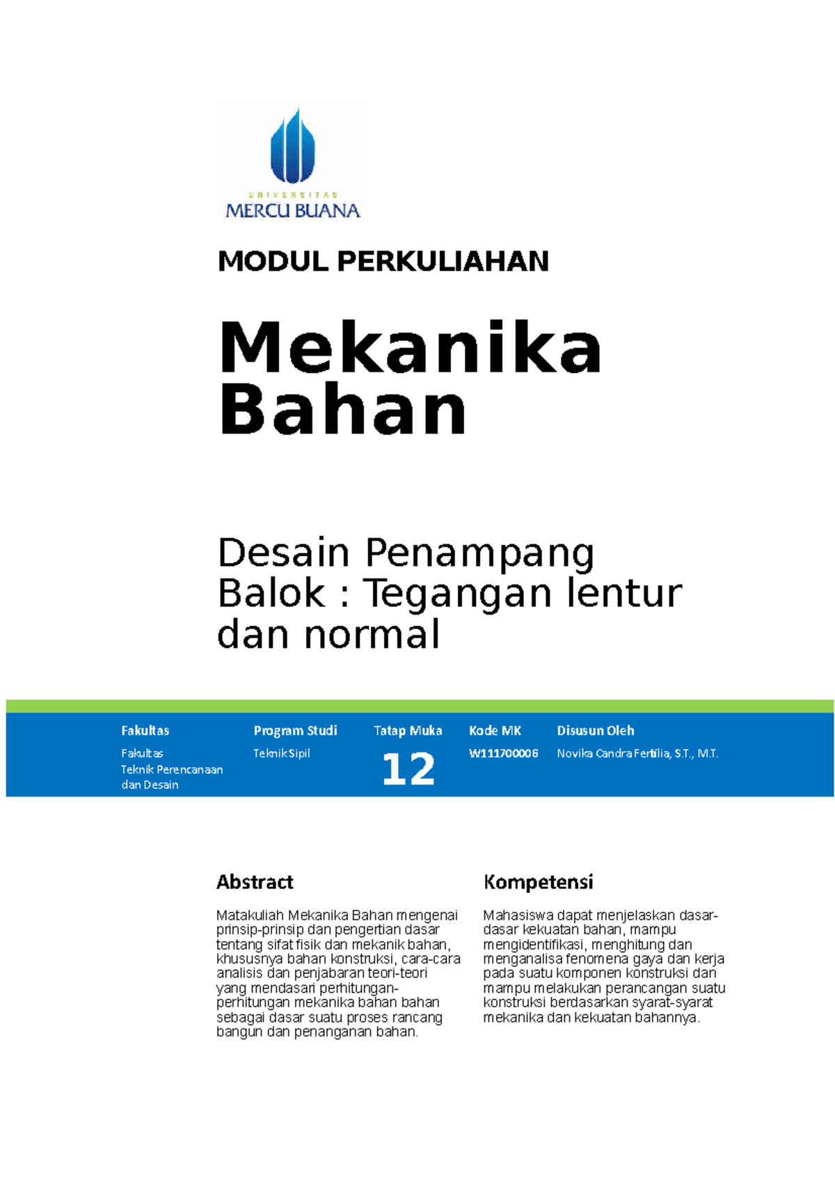 Modul Mekanika Bahan [TM12] - MODUL PERKULIAHAN Mekanika Bahan Desain ...