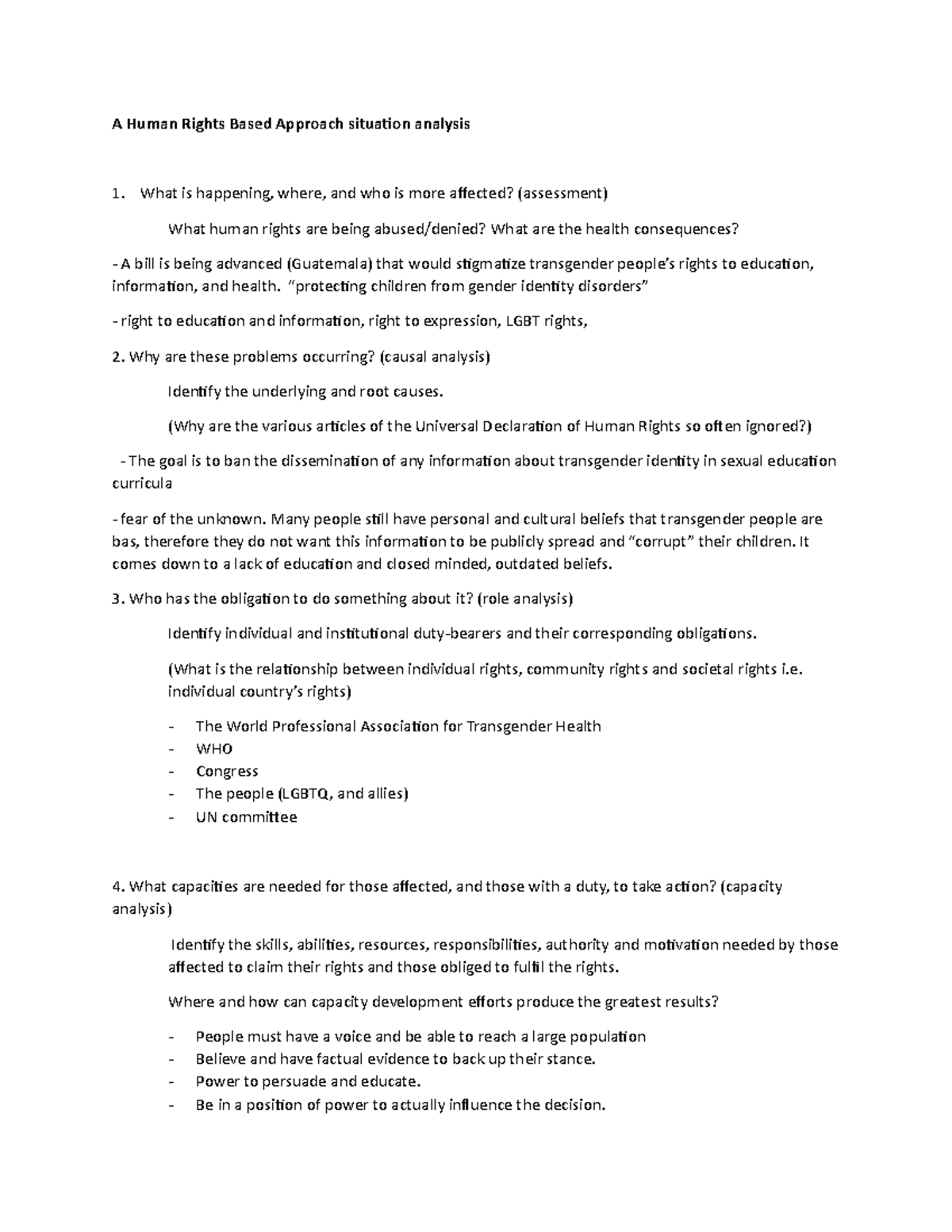 Hrba Class Activity 2022 A Human Rights Based Approach Situation