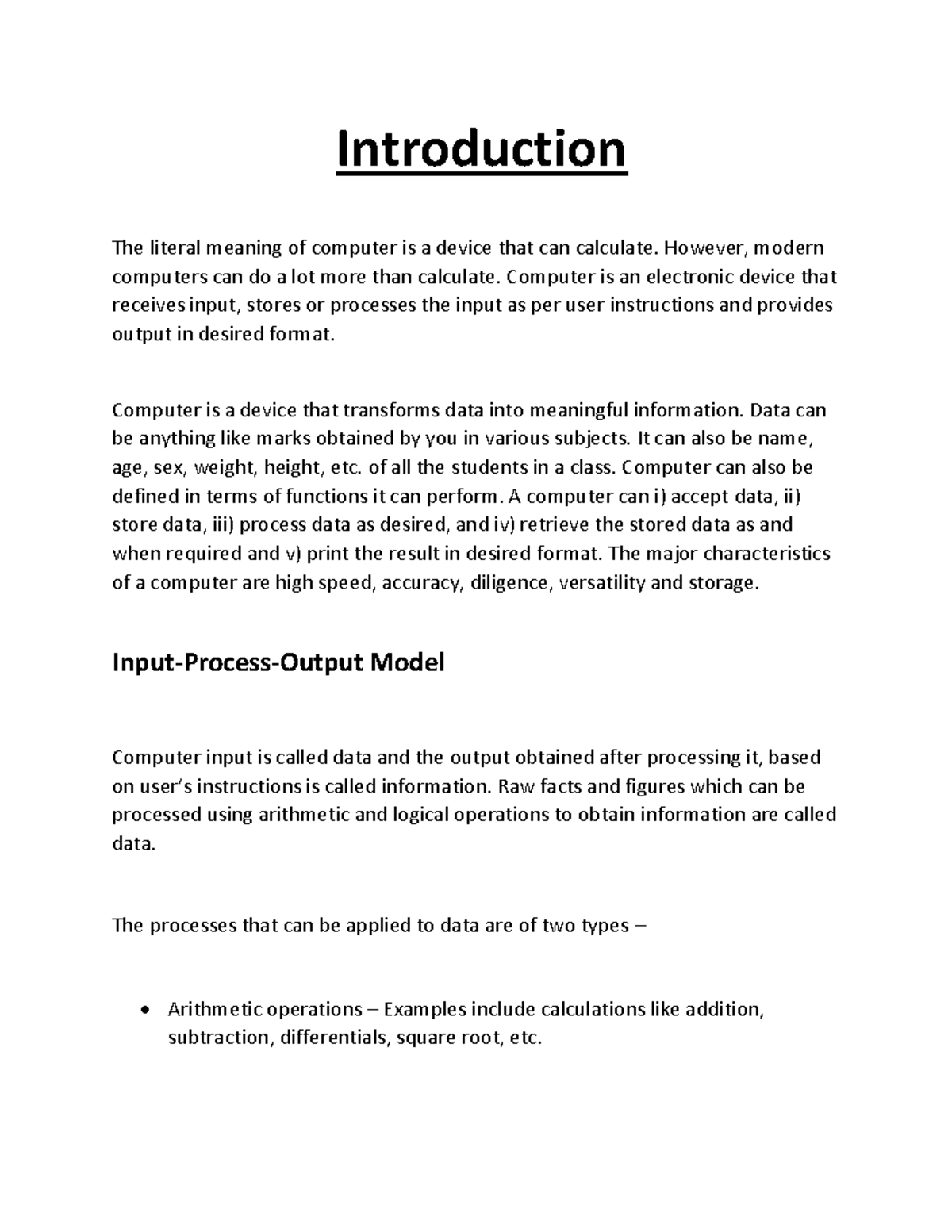 Assignment - constitution notes - Introduction The literal meaning of ...