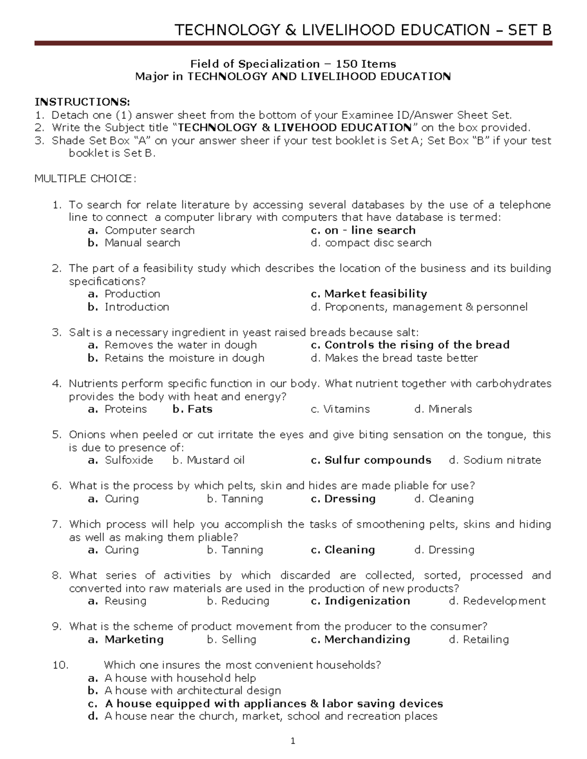 tle-exam-set-b-answer-key-field-of-specialization-150-items-major