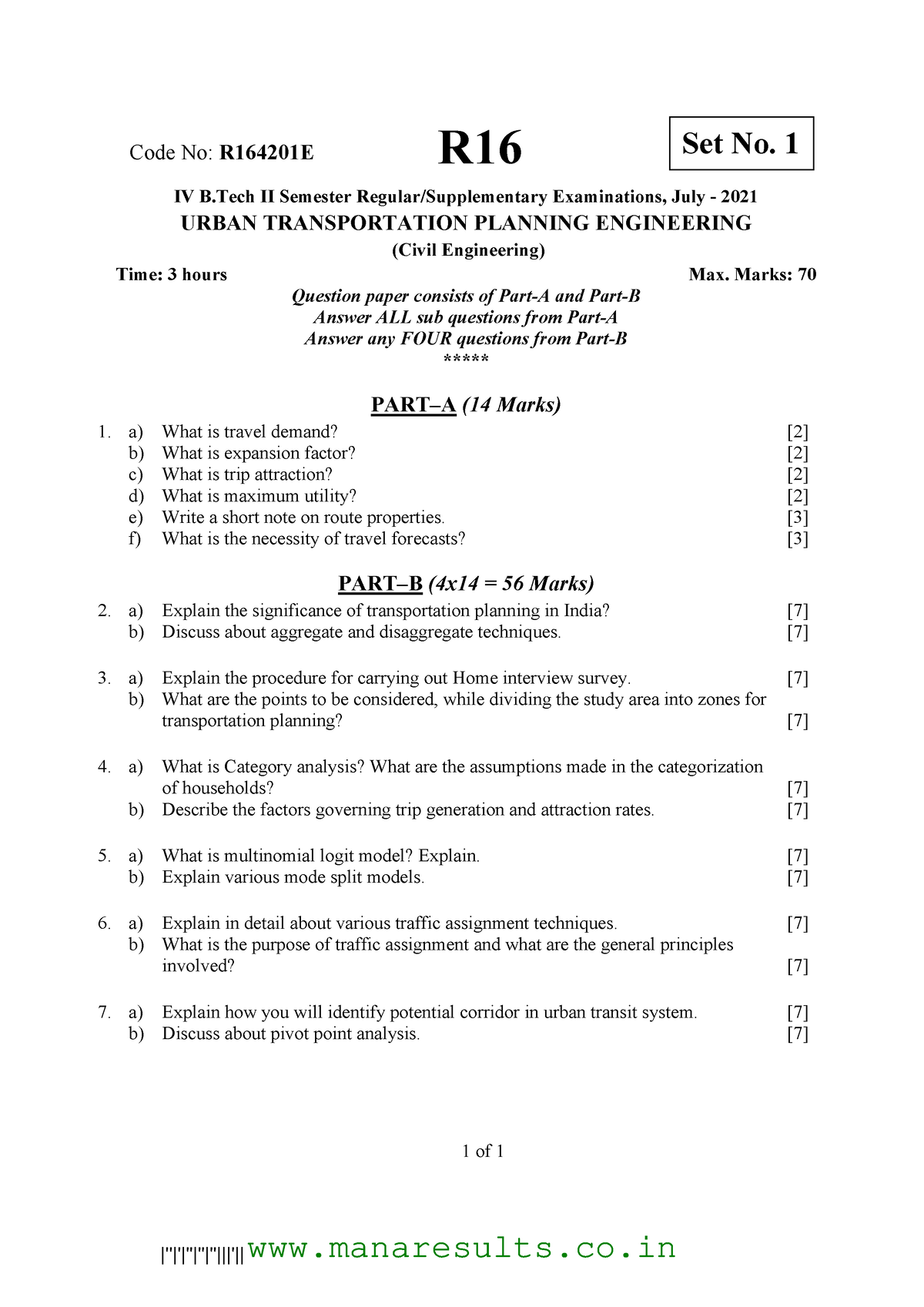 Sample 1 - Question - |''|'|''|''|''|||'|| IV B II Semester Regular ...