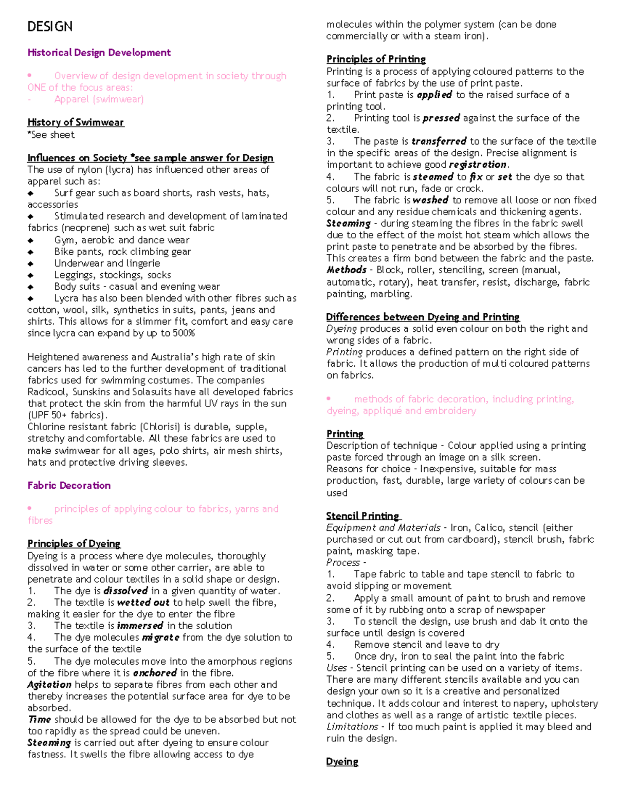 Courses others textiles 1178857439 2006 Textiles and Design Notes ...