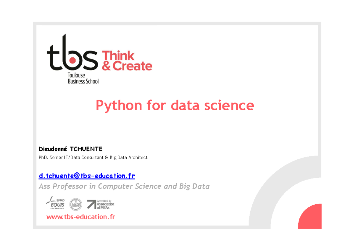 Part-1-fundamentals-python-for-data-science - Tbs-education Python For ...