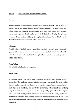 Computer Forensics Supp Test 2018 Memo - QUALIFICATION : Bachelor of ...