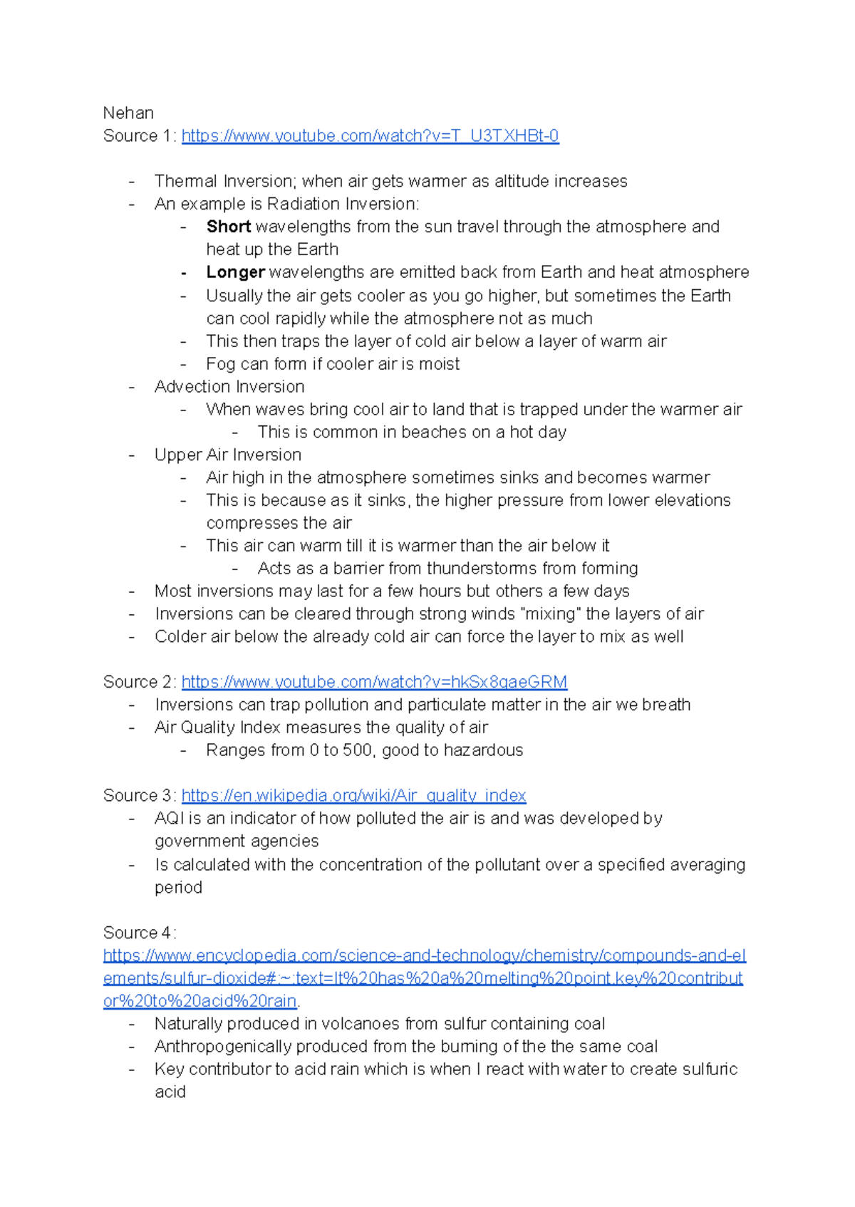 Nehan - Outdoor Air Quality Research Notes - Nehan Source 1: youtube ...