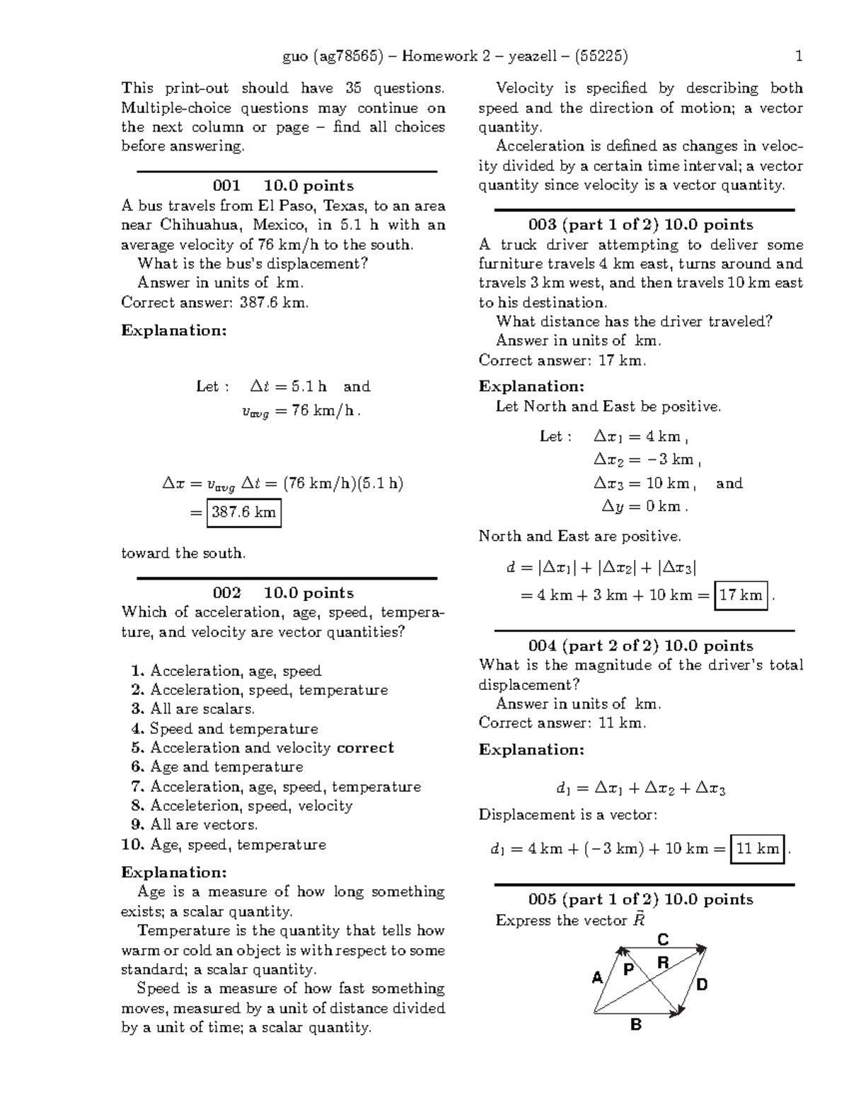 Homework 2-solutions - hw sol - This print-out should have 35 questions ...