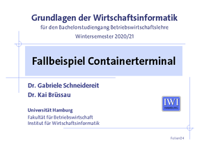 Grundlagen Der Wirtschaftsinformatik Grwinf Uhh Studocu