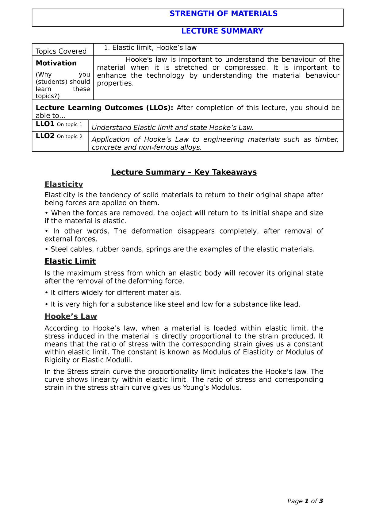 stress-strain-curve-strength-of-materials-lecture-summary-topics