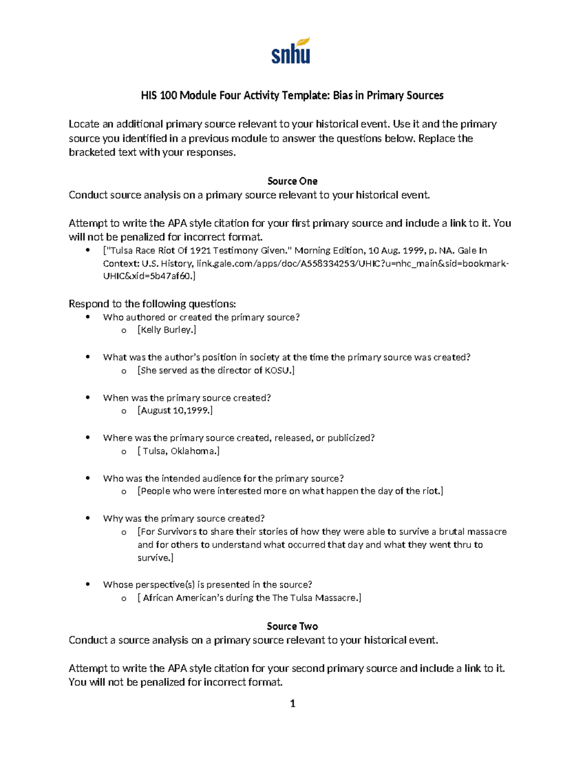 4-1 history complted - 4-1 coursework - HIS 100 Module Four Activity ...