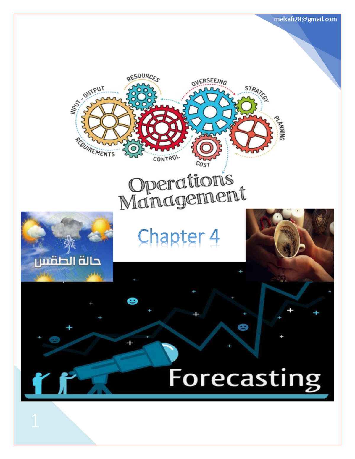 OM-04-Forecasting - Summaries for MBA - Forecasting is the process of ...