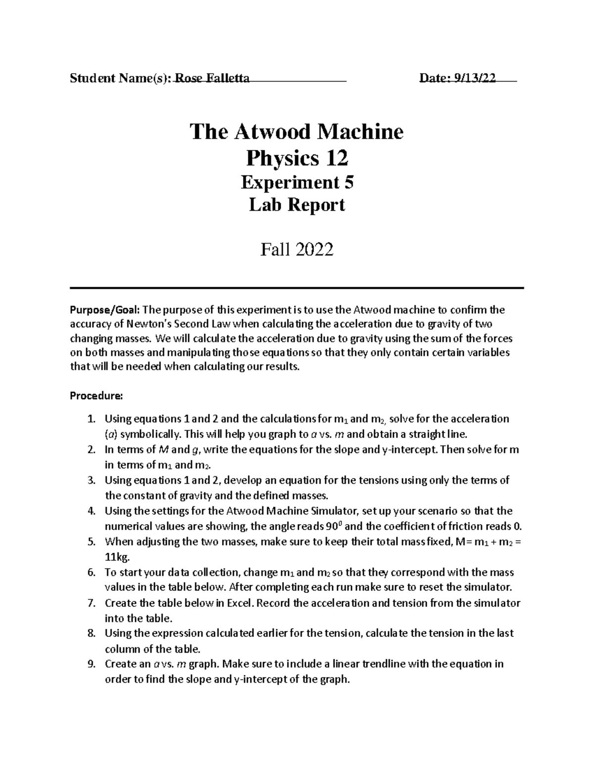 lab report sb015 experiment 2