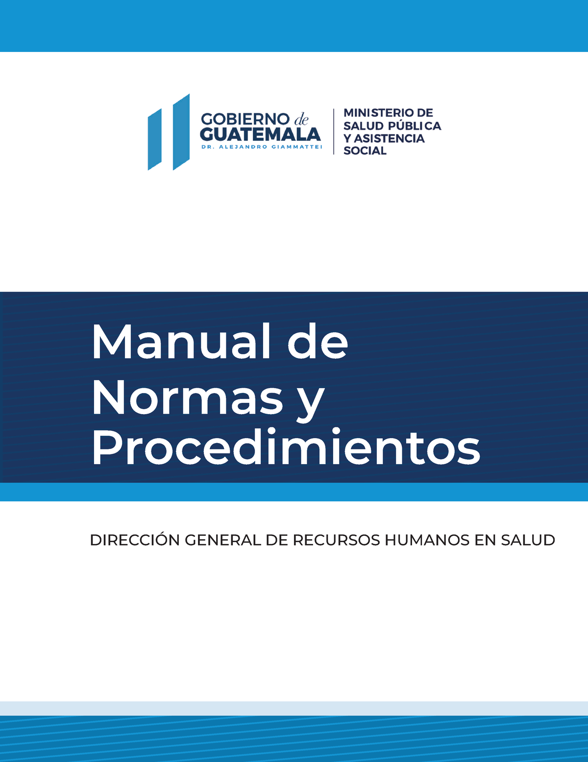 Manual Normas Y Procedimientos Mspas Final 230522 Compressed - Manual ...