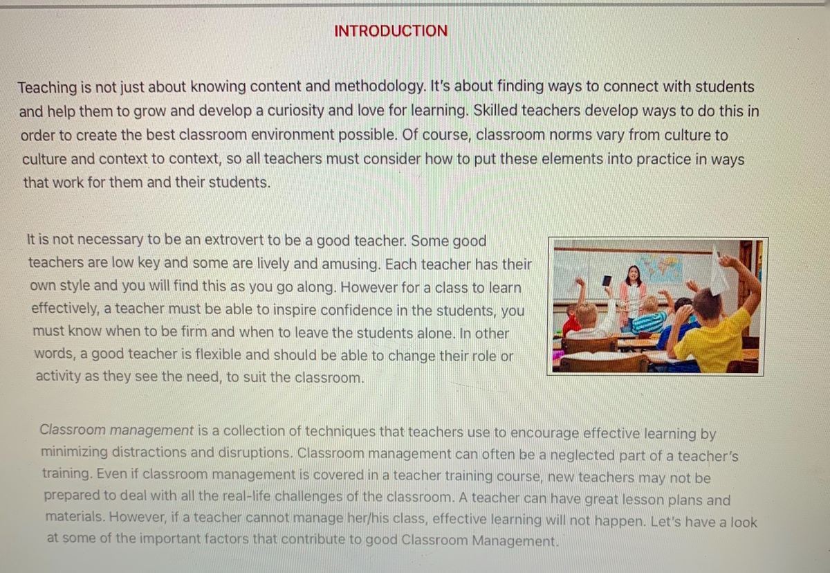 Oct 14, Doc 1 - Module 1 TOTB 140 hour course Lesson 2 classroom ...