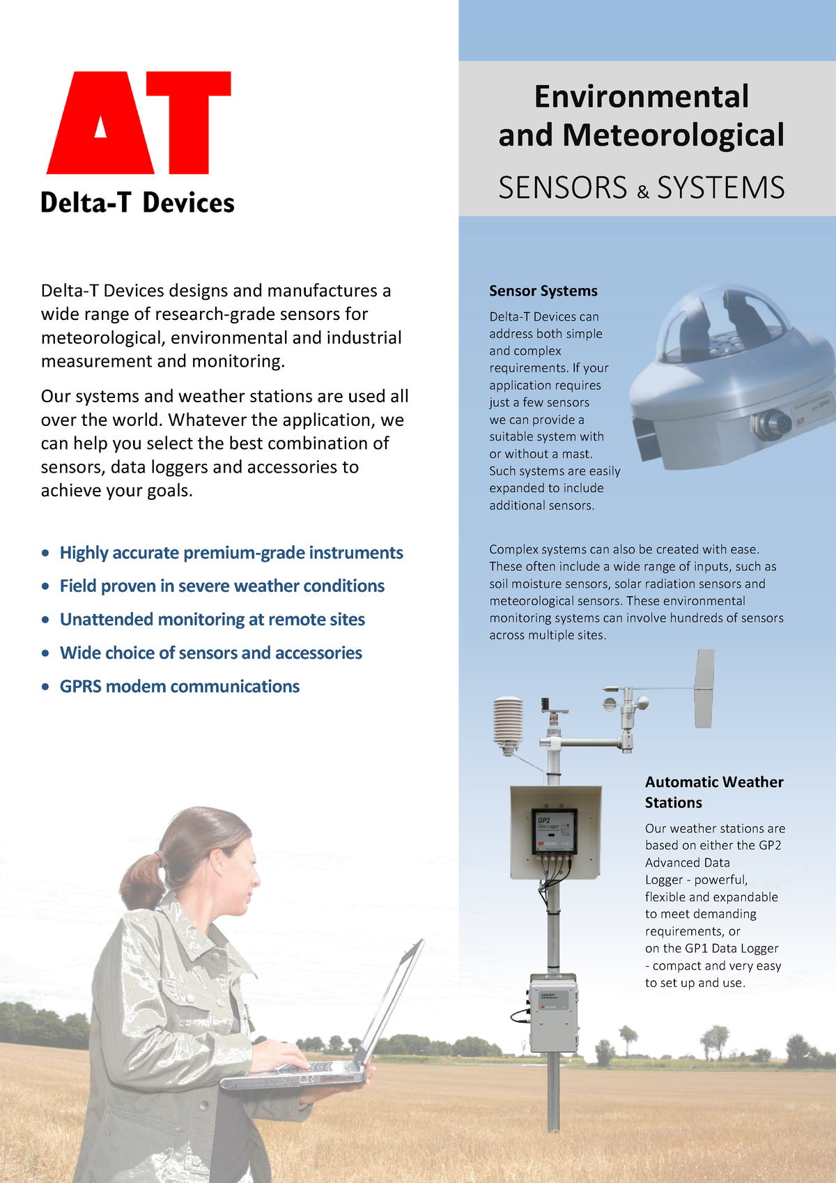 WS-GP2 Weather Station - Advanced Automatic Weather Station System