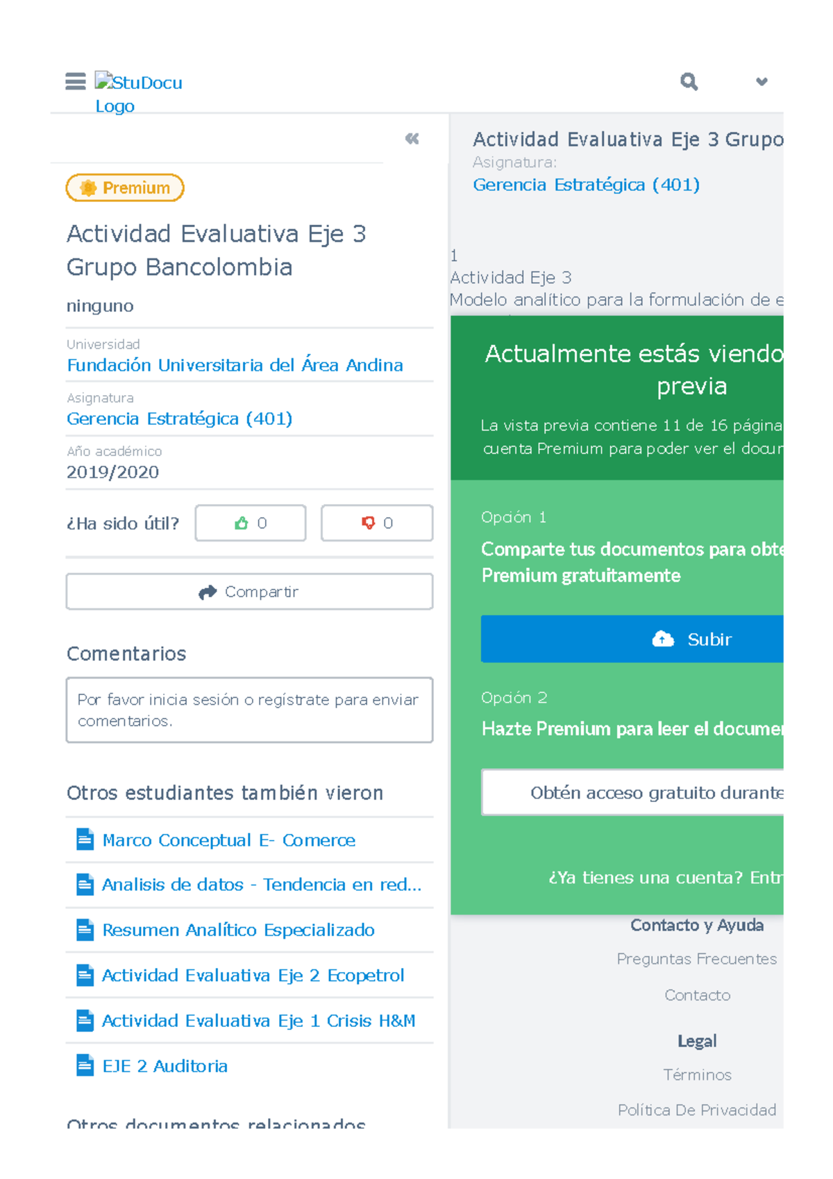 14022552 - Apuntes 1 - Actividad Evaluativa Eje 3 Grupo Asignatura ...