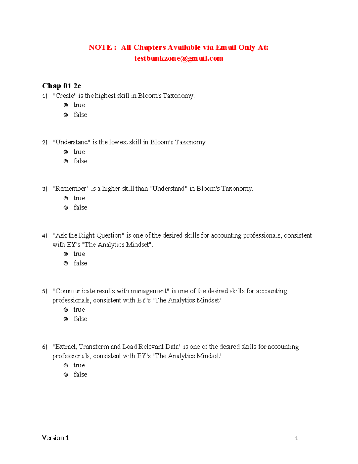 Solutions and Test Bank For Introduction to Data Analytics for ...