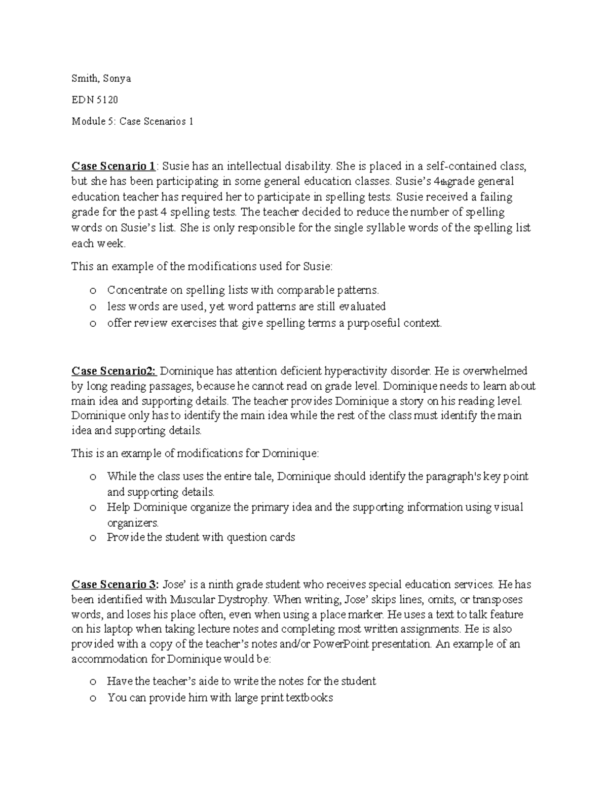 module 5 case study gertrude