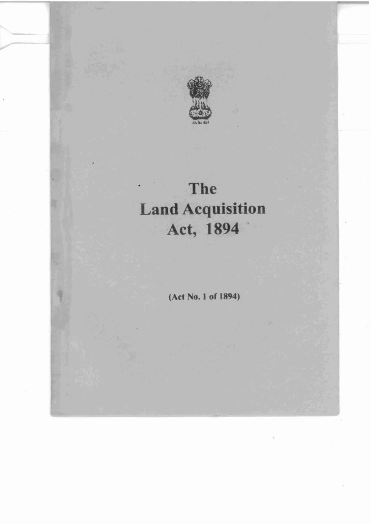 land-law-1894-bare-act-the-land-acquisition-act-1894-act-no-i