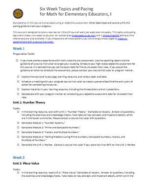 Math Methods C109 PA - Part One: Tools A. Hands-On Tools Manipulative 1 ...