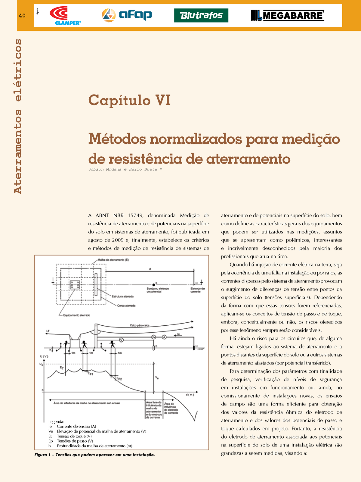 Procedimento Mediçao DE Aterramento - Aterramentos Elétricos A ABNT NBR ...