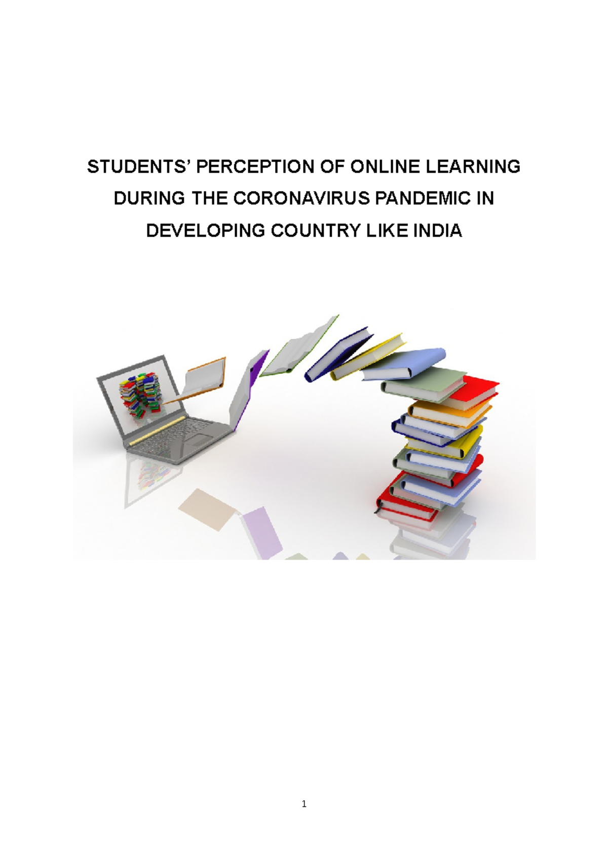 Dissertation Online Education - STUDENTS’ PERCEPTION OF ONLINE LEARNING ...