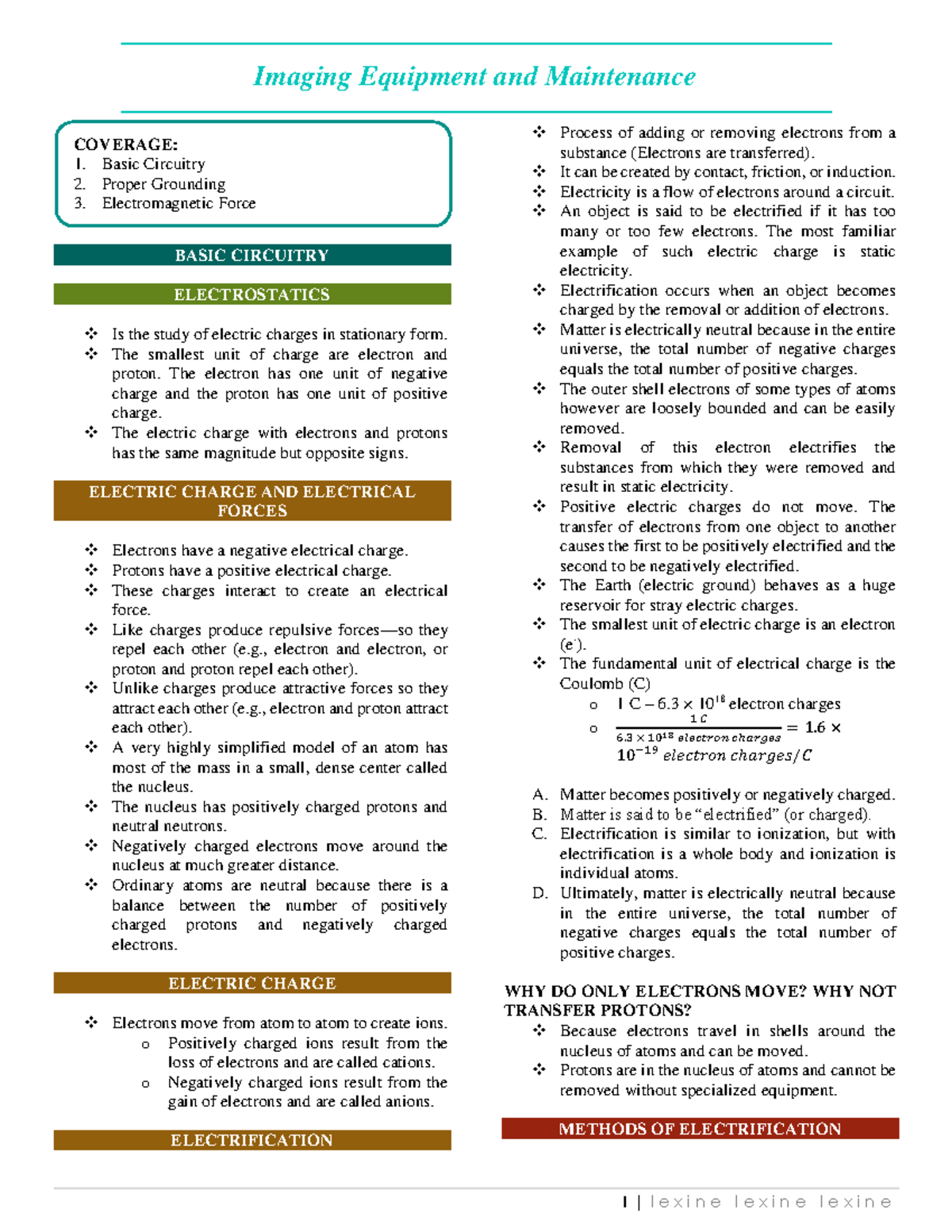 IEM- Trans - :3 reviewer - BASIC CIRCUITRY ELECTROSTATICS Is the study ...