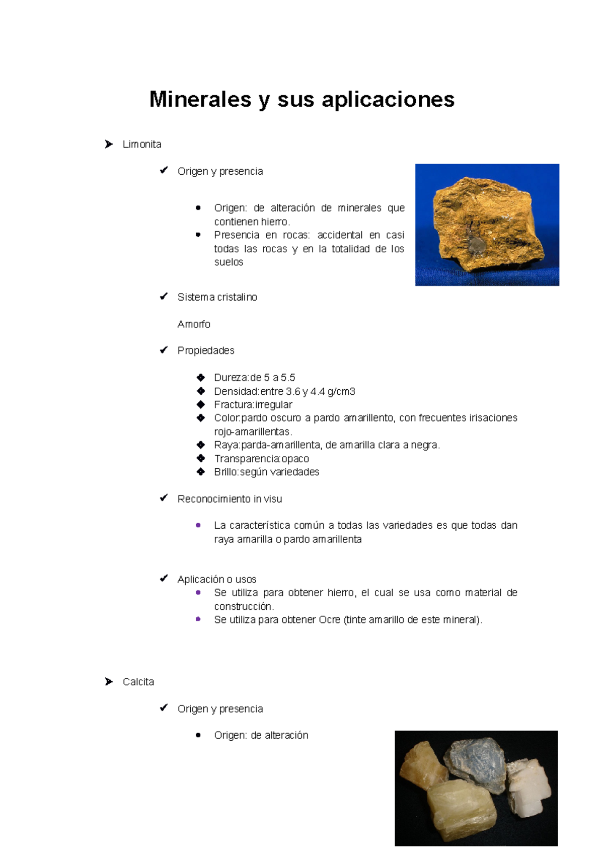 Minerales Aplicaciones Geología Estudio De La Mineralogía Aplicada ...