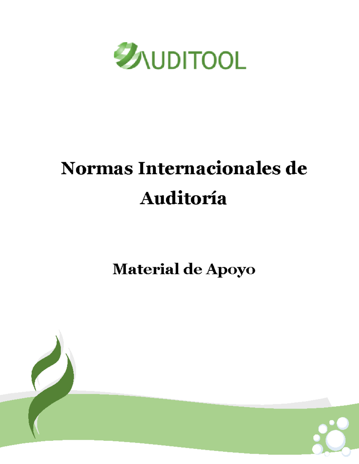 NIA 2021 AUDITORIA - Normas Internacionales de Auditoría Material de ...