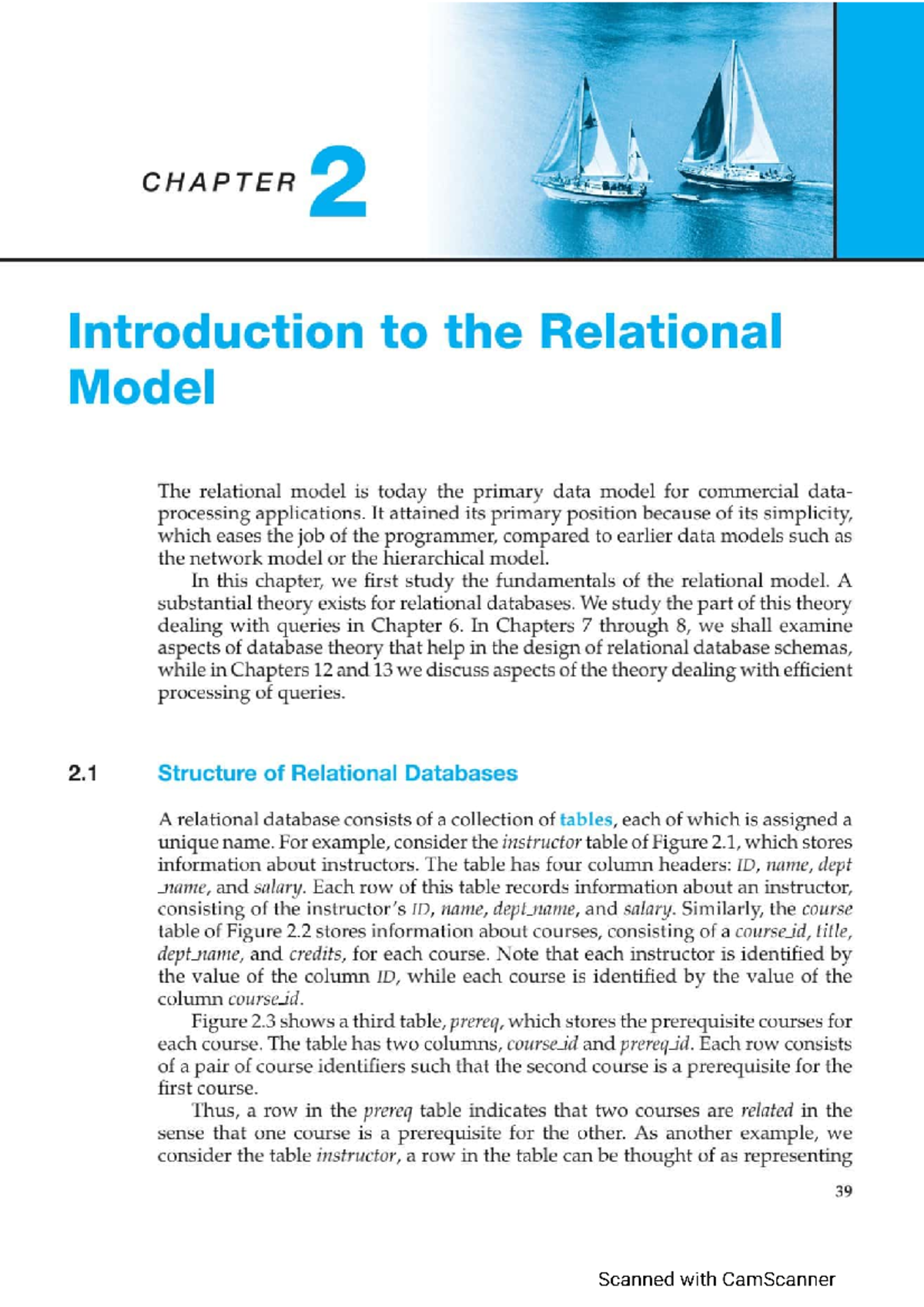 DBMS Introduction to the Relational Model - Computer Engineering - Studocu