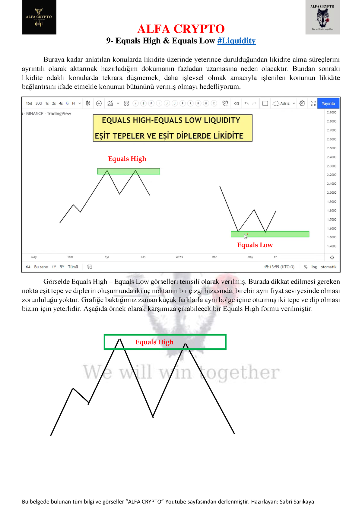 9 Equals High Equals Low Liquidity 9 Equals High Equals Low Liquidity Buraya Kadar Studocu