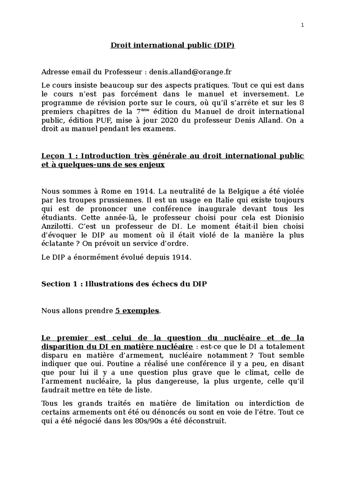 dissertation droit international public