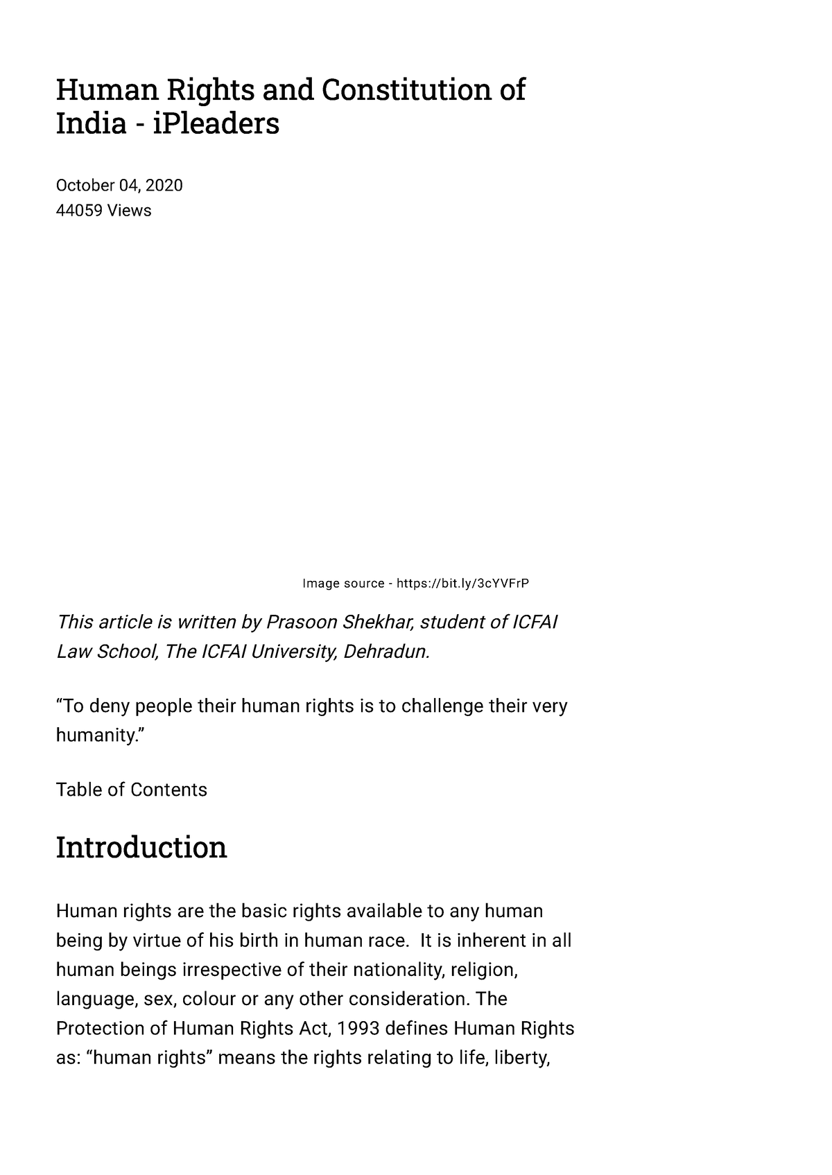 constitutional-provisions-human-rights-and-constitution-of-india