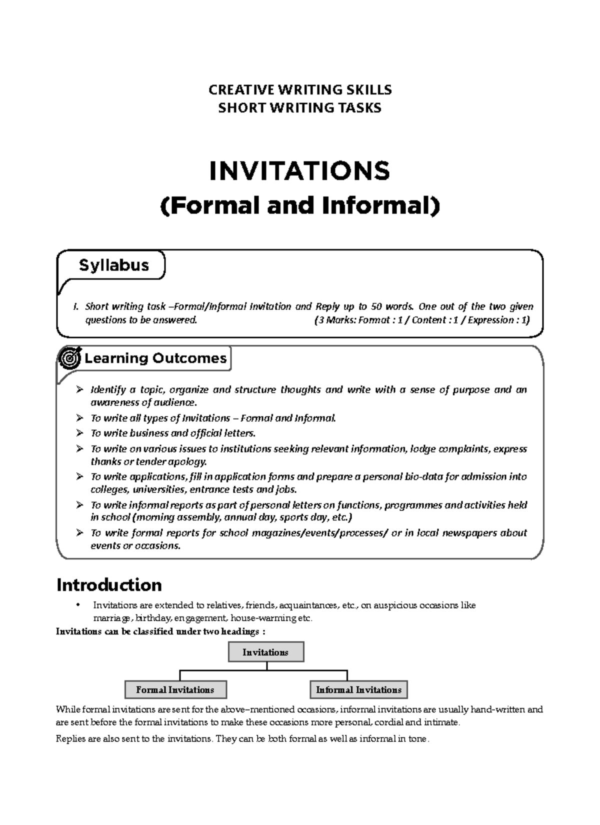 invitations-formal-and-informal-syllabus-i-short-writing-task