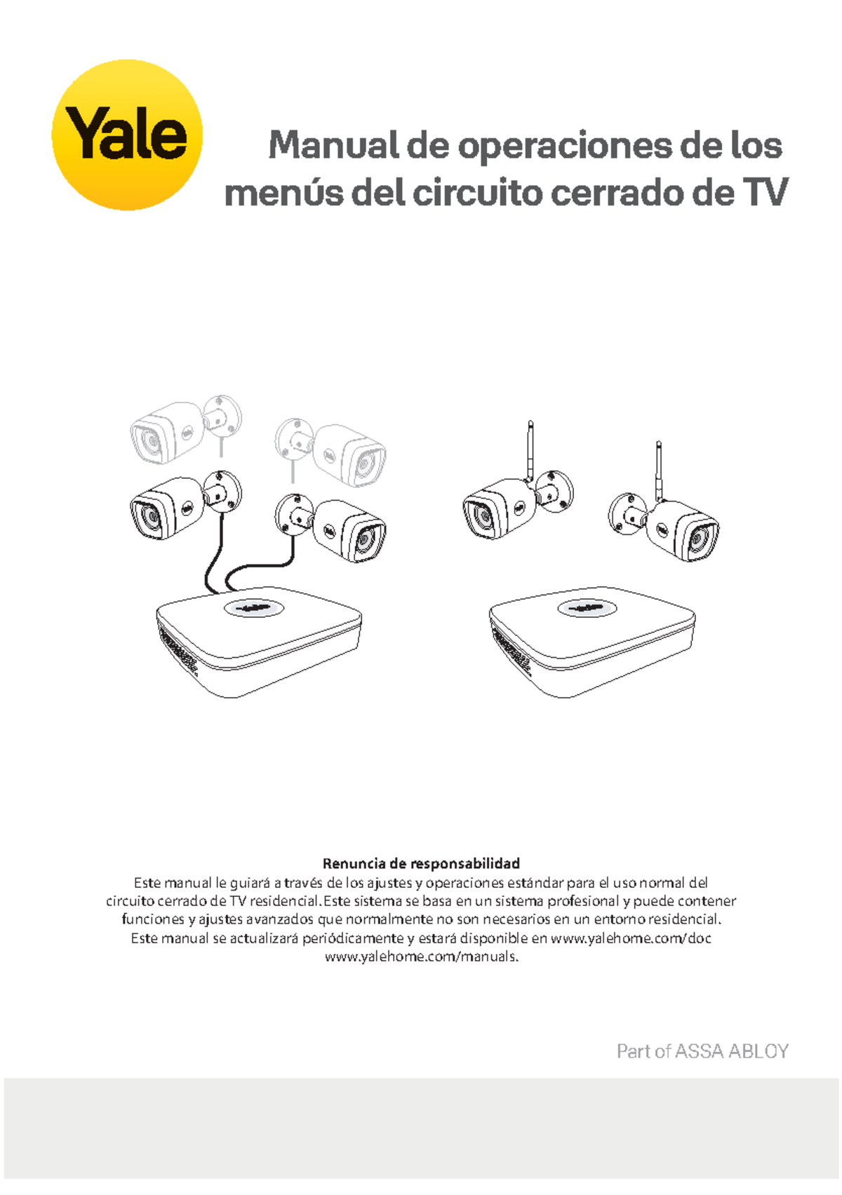 SV-Series CCTV DVR menu manual-ES v04 - Manual de operaciones de los ...