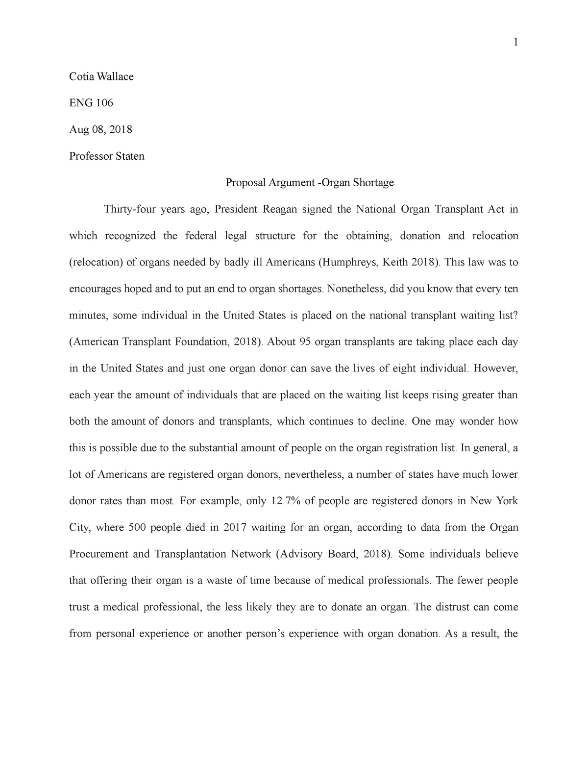 proposal argument essay assignment
