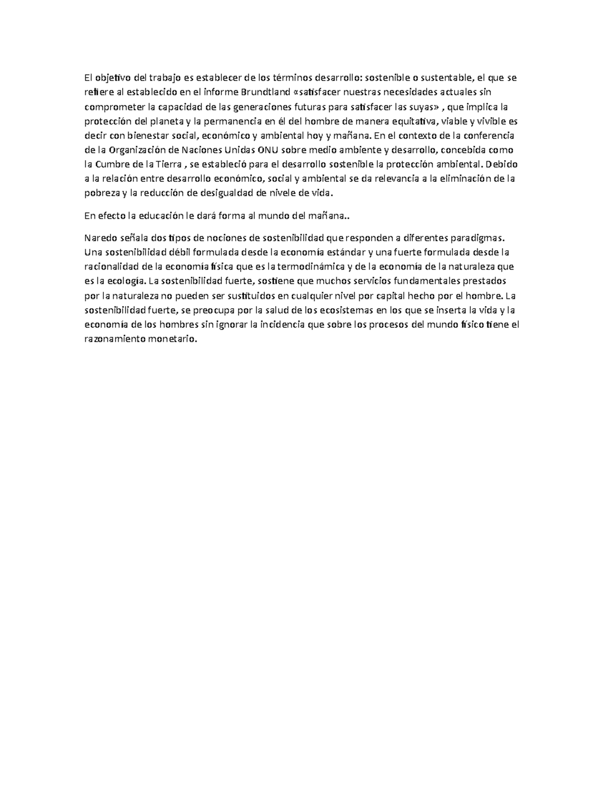 Bienestar Social, Económico y Ambiental de la comunidad (síntesis) - El ...