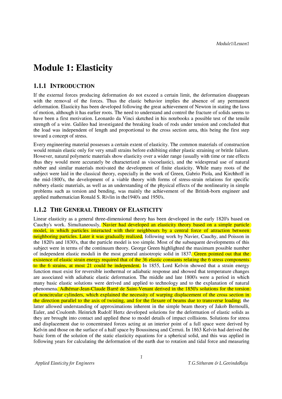 Module 1 Elasticity 1 1 1 Introduction - Module1/Lesson 1 Applied ...