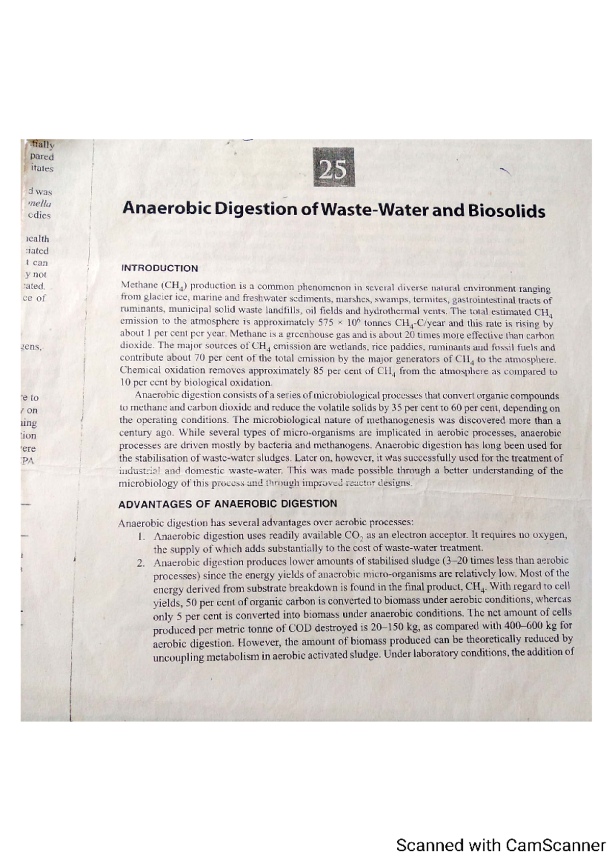 Anaerobic Digestion Of Wastewater - Bioinformatics - Studocu