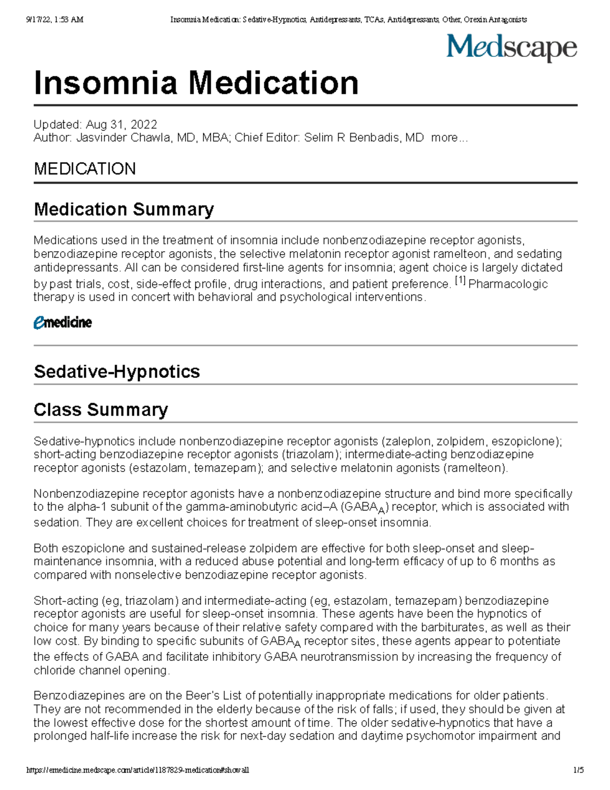 Insomnia Medication Article Insomnia Medication Updated Aug 31 2022   Thumb 1200 1553 